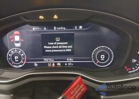 2017 Audi A4 2.0T Premium z USA, uszkodzony, nr VIN WAUENAF48HN034755